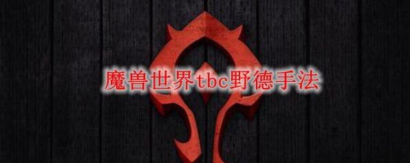 魔兽世界tbc野德solo手法怎么操作？