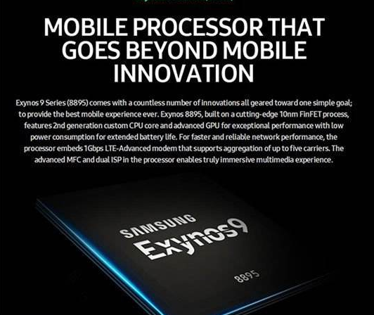 Exynos 8895评测跑分参数详细介绍